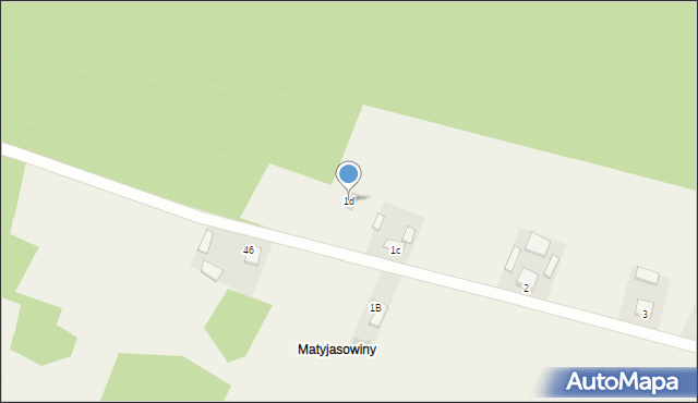 Bronkowice, Bronkowice, 1d, mapa Bronkowice