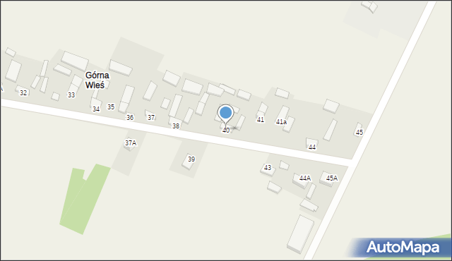 Bronkowice, Bronkowice, 40, mapa Bronkowice
