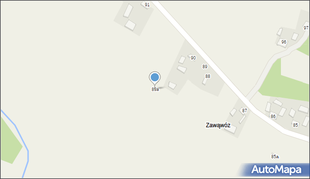 Bronkowice, Bronkowice, 89a, mapa Bronkowice