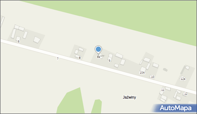 Bronkowice, Bronkowice, 8a, mapa Bronkowice