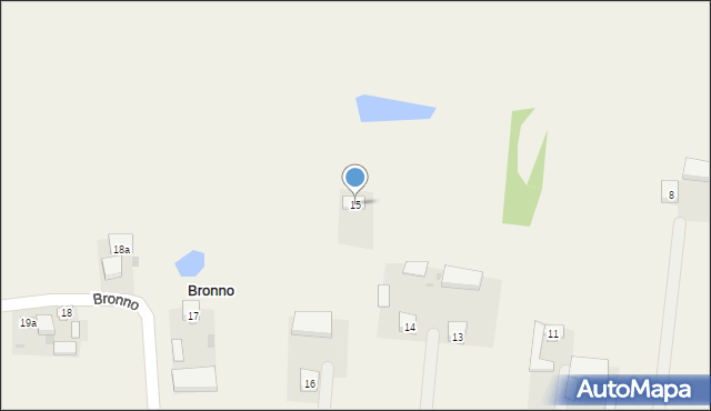 Bronno, Bronno, 15, mapa Bronno