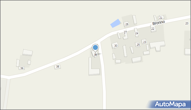 Bronno, Bronno, 36, mapa Bronno
