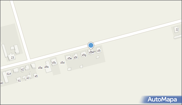 Bronów, Bronów, 45H, mapa Bronów