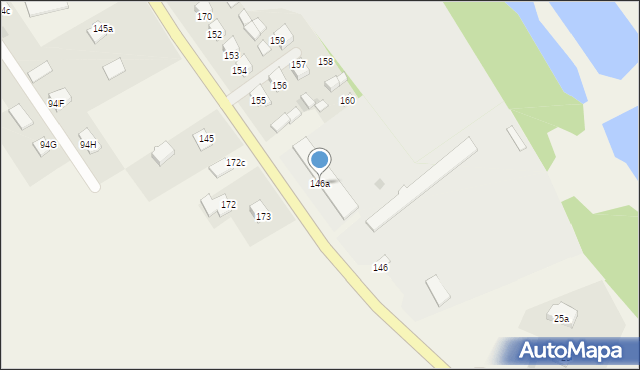 Bronowice, Bronowice, 146a, mapa Bronowice