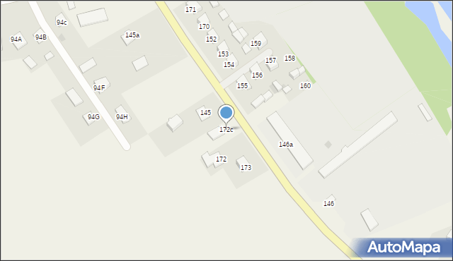 Bronowice, Bronowice, 172c, mapa Bronowice