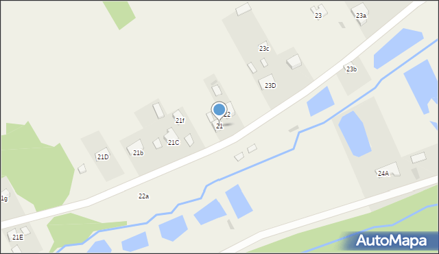Bronowice, Bronowice, 21, mapa Bronowice