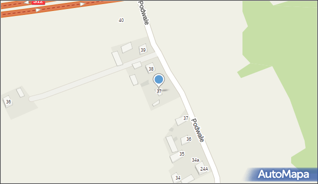 Bronowice, Bronowice, 37, mapa Bronowice