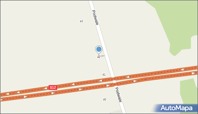Bronowice, Bronowice, 42, mapa Bronowice