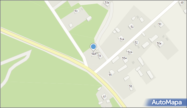 Bronowice, Bronowice, 54A, mapa Bronowice