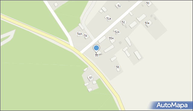 Bronowice, Bronowice, 55, mapa Bronowice