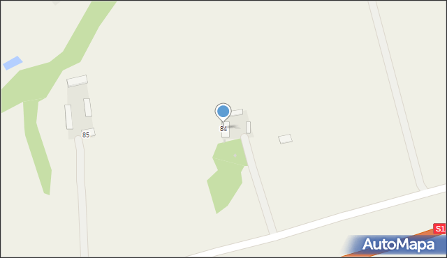 Bronowice, Bronowice, 84, mapa Bronowice