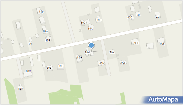 Bronowice, Bronowice, 89I, mapa Bronowice