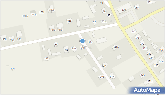 Bronowice, Bronowice, 94B, mapa Bronowice