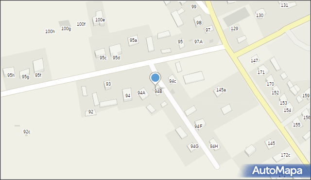 Bronowice, Bronowice, 95b, mapa Bronowice