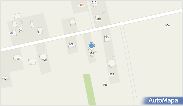 Bronowice, Bronowice, 96d, mapa Bronowice