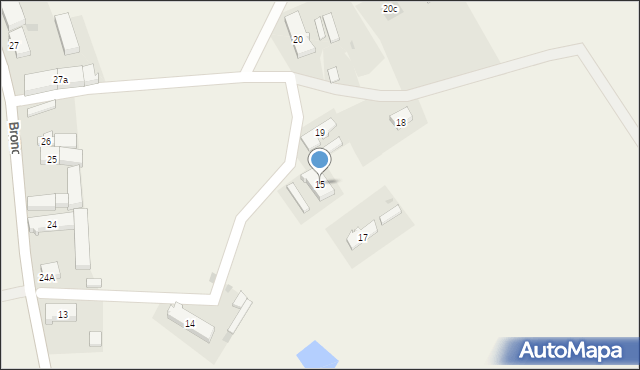 Bronowice, Bronowice, 15, mapa Bronowice