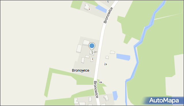 Bronowice, Bronowice, 2, mapa Bronowice