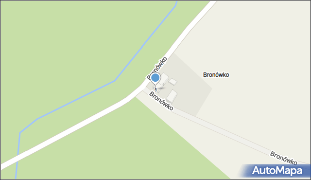 Bronówko, Bronówko, 6, mapa Bronówko