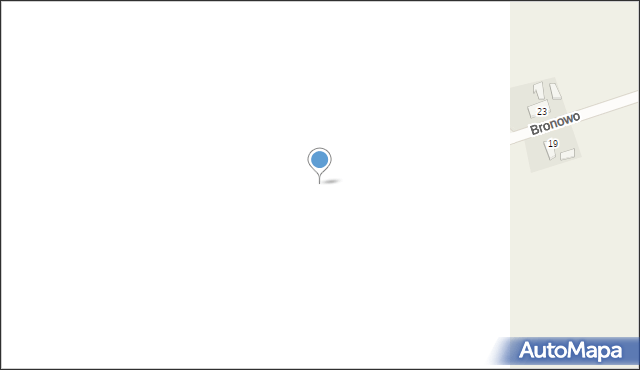 Bronowo, Bronowo, 21, mapa Bronowo