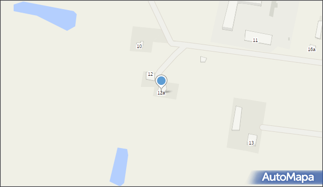 Bronowo Kmiece, Bronowo Kmiece, 12a, mapa Bronowo Kmiece