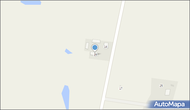 Bronowo Kmiece, Bronowo Kmiece, 15, mapa Bronowo Kmiece