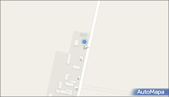Bronowo-Zalesie, Bronowo-Zalesie, 31A, mapa Bronowo-Zalesie