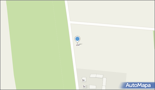 Broszków, Broszków, 114, mapa Broszków