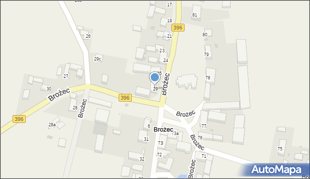 Brożec, Brożec, 29, mapa Brożec