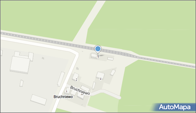 Bruchniewo, Bruchniewo, 5, mapa Bruchniewo