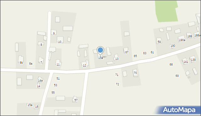 Brudno, Brudno, 13a, mapa Brudno