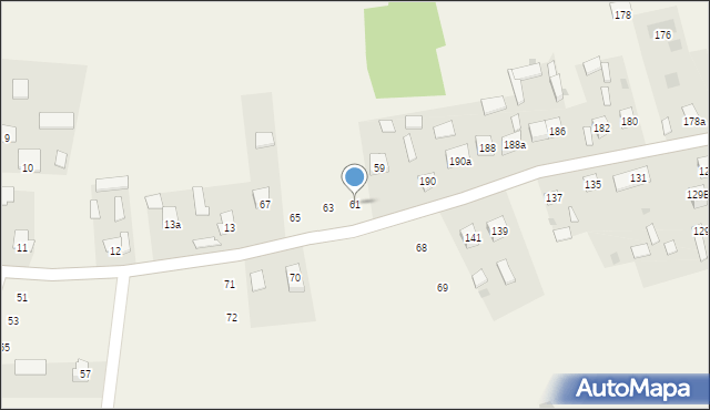 Brudno, Brudno, 61, mapa Brudno