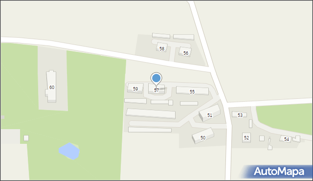 Brudzew, Brudzew, 57, mapa Brudzew