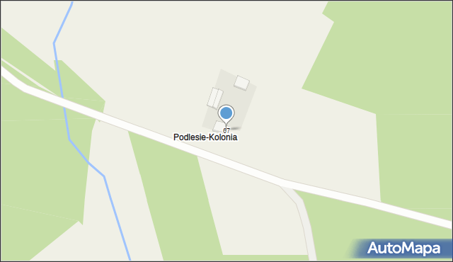 Brudzew, Brudzew, 67, mapa Brudzew