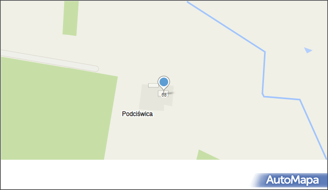 Brudzew, Brudzew, 68, mapa Brudzew