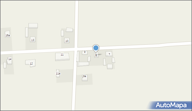 Brudzew, Brudzew, 8, mapa Brudzew