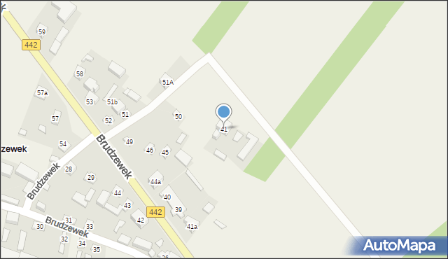 Brudzewek, Brudzewek, 41, mapa Brudzewek