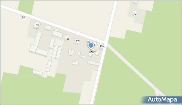 Brudzewice, Brudzewice, 85b, mapa Brudzewice
