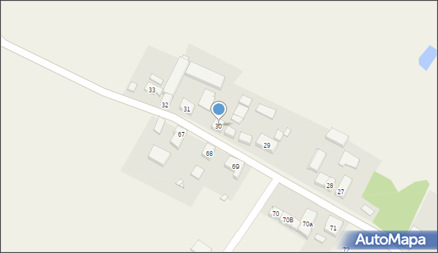 Brudzewice, Brudzewice, 30, mapa Brudzewice