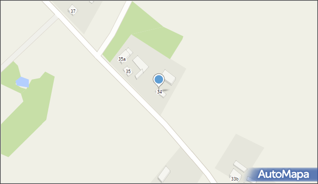 Brudzewice, Brudzewice, 34, mapa Brudzewice