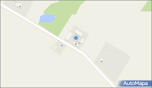 Brudzewice, Brudzewice, 41, mapa Brudzewice