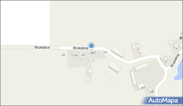 Brukalice, Brukalice, 13a, mapa Brukalice