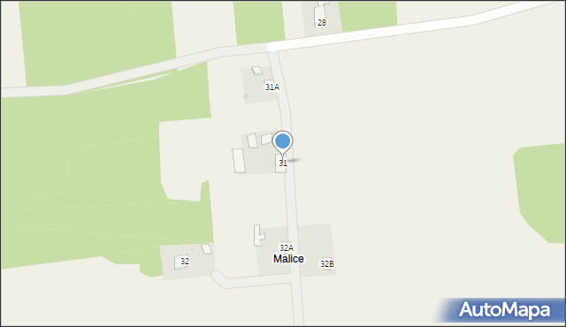 Bruliny, Bruliny, 31, mapa Bruliny