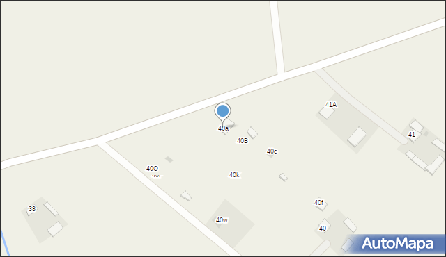 Bruliny, Bruliny, 40a, mapa Bruliny