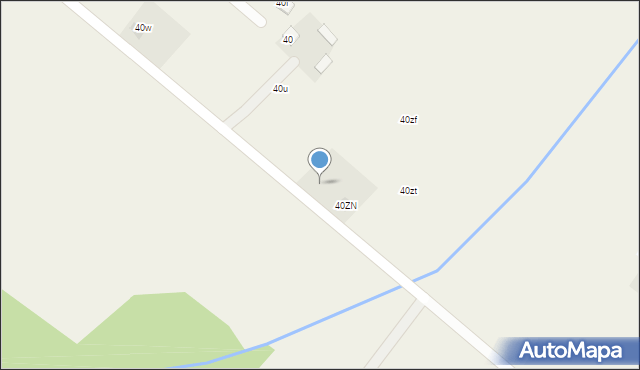 Bruliny, Bruliny, 40zm, mapa Bruliny