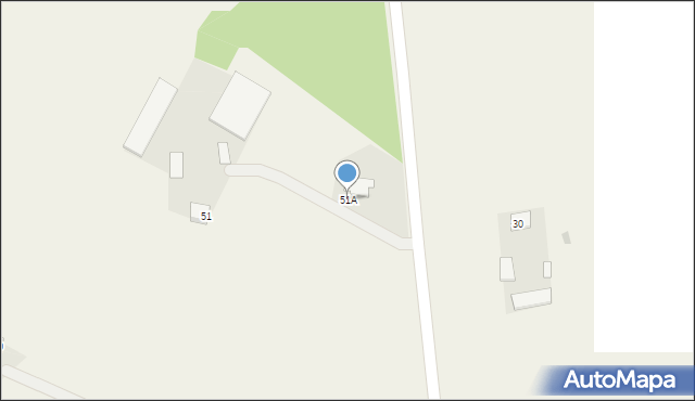 Bruliny, Bruliny, 51A, mapa Bruliny