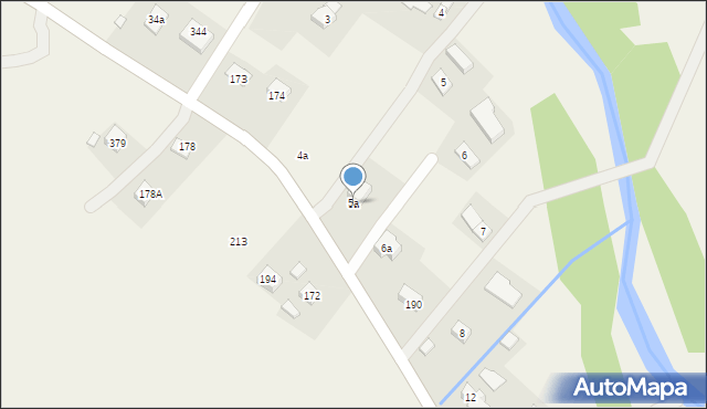 Brunary, Brunary, 5a, mapa Brunary