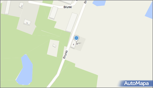 Brunki, Brunki, 2a, mapa Brunki