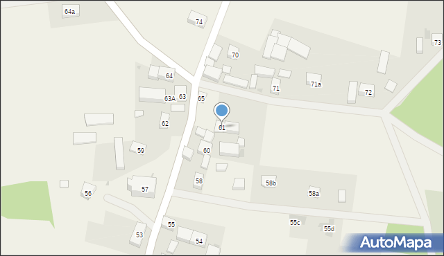 Brunów, Brunów, 61, mapa Brunów