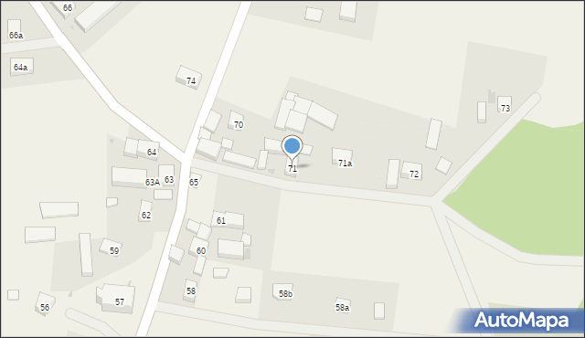 Brunów, Brunów, 71, mapa Brunów