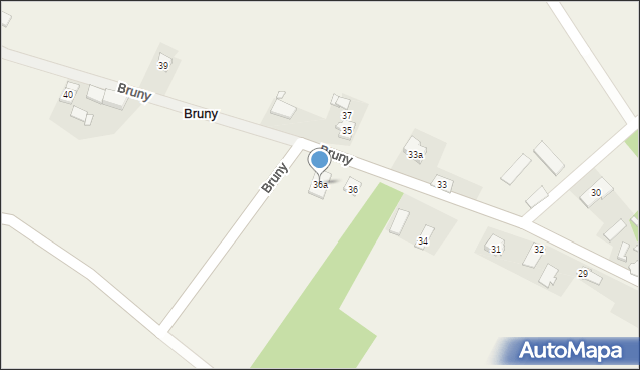Bruny, Bruny, 36a, mapa Bruny